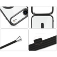 Etui do iPhone Air, Electro MagSafe, czarne + Smycz