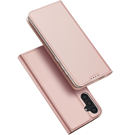 Etui Dux Ducis do Samsung Galaxy S24, Skinpro, różowe rose gold