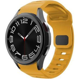 Pasek Silikonowy do Samsung Galaxy Watch 4/5/6, Żółty