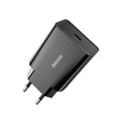 Baseus ładowarka sieciowa Speed Mini PD 20 W, 1× USB-C, czarna