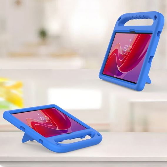 Etui dla dzieci do Lenovo Tab 10.1" TB311FU, dziecięce z uchwytem, niebieskie
