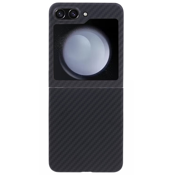 Etui do Samsung Galaxy Z Flip5 5G, karbonowe Carbon Fiber, czarne