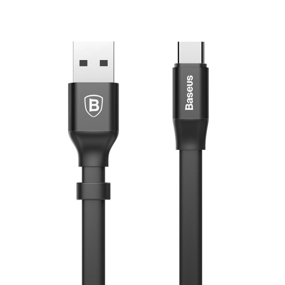 BASEUS Nimble Płaski Kabel USB Type-C 2A 23cm - Black