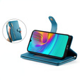 Etui z klapką do Samsung Galaxy A36 5G, Wallet Zipper Pocket, niebieskie