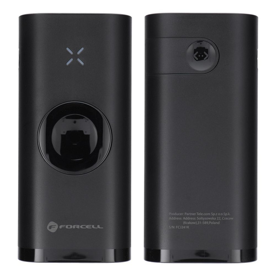 Powerbank Forcell F-Energy F10K4 PD QC3.0 3A 22,5W 10000 mAh kompatybilny z Apple Watch - czarny