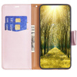 Etui z klapką do Xiaomi Redmi 13C / Poco C65, Wallet Litchi Leather, rose gold