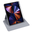 Etui do iPad Pro 11" 2022/2021/2020 (4/3/2 gen.), z miejscem na rysik, Obrotowe 360°, Fioletowe