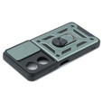Etui pancerne do Oppo A58 4G, CamShield Slide, zielone