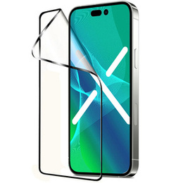 Szkło Hybrydowe 5D Full Glue Ceramic do iPhone 14 Plus, Black