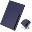 Etui do Samsung Galaxy Tab S10 Ultra, Smartcase z miejscem na rysik, granatowe