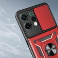 Etui pancerne do Oppo Reno 14, CamShield Slide, czerwone