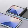 Etui Dux Ducis Bril Series do Samsung Galaxy Z Flip7 5G – czarne, skórzane