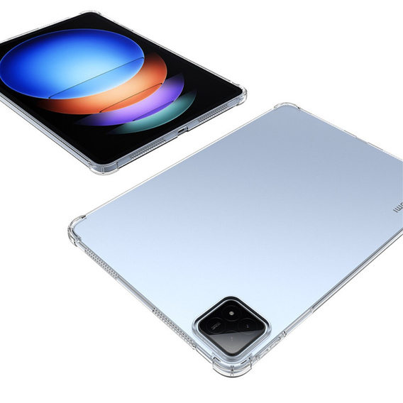 Etui do Xiaomi Pad 6S Pro 12.4, Silikonowe, przezroczyste