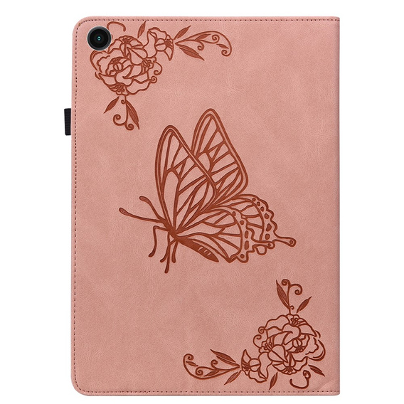 Etui do Samsung Galaxy Tab A11+, Butterfly, różowe