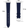 Pasek Skórzany do Samsung Galaxy Fit 3, Czerwony