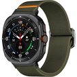 Pasek nylonowy do Samsung Galaxy Watch Ultra 47mm, Zielony