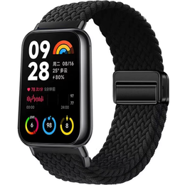 Pasek Nylonowy do Xiaomi Smart Band 8 Pro / Xiaomi Smart Band 9 Pro, Czarny