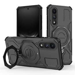 Magnetyczne etui do OnePlus Nord 5 z podstawką - czarne