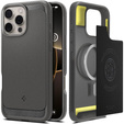 Etui Spigen Rugged Armor Mag MagSafe do iPhone 16 Pro – kolor Grey