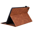 Etui do Lenovo Tab M11, Classic, z miejscem na rysik, brązowe