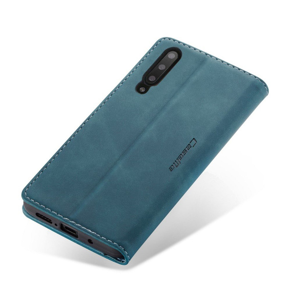 Etui CASEME do Samsung Galaxy A50/A50S/A30S, Leather Wallet Case, niebieskie
