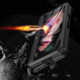 Etui Full Cover do Samsung do Galaxy Z Fold3 5G, ze szkłem, Black