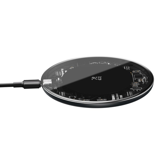 Baseus Simple Bezprzewodowa Ładowarka Indukcyjna 15W, Black