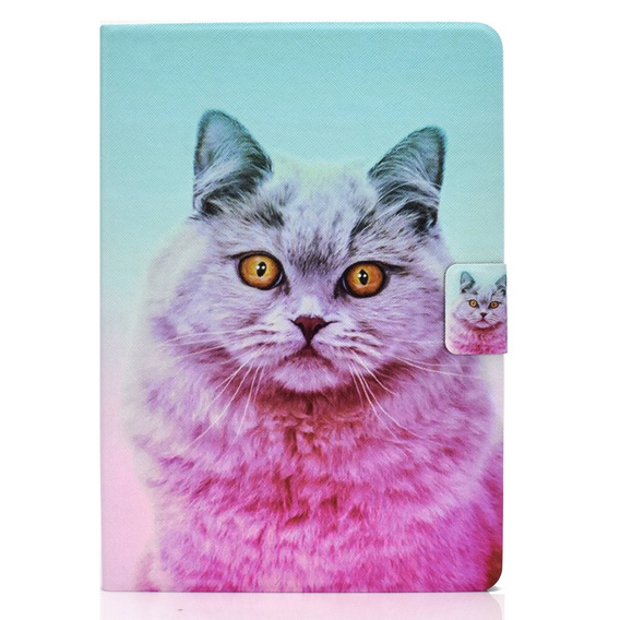 Etui do Samsung Galaxy Tab A9 X110 / X115, pink cat