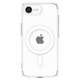 Etui z MagSafe Spigen do Iphone 16E, Ultra Hybrid, przezroczyste / białe + Szkło Hartowane 9H