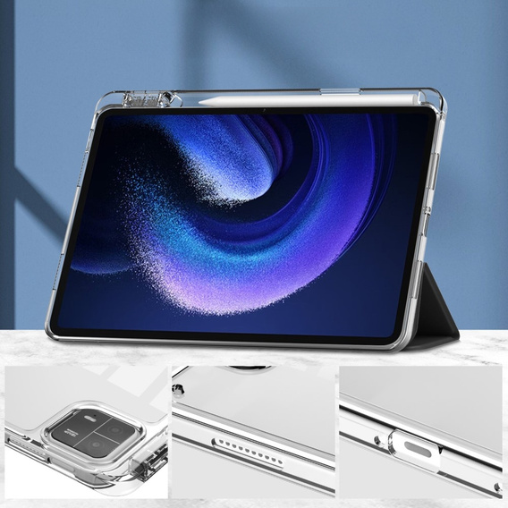 Etui do Xiaomi Pad 6 / Pad 6 Pro , z miejscem na rysik, czarne