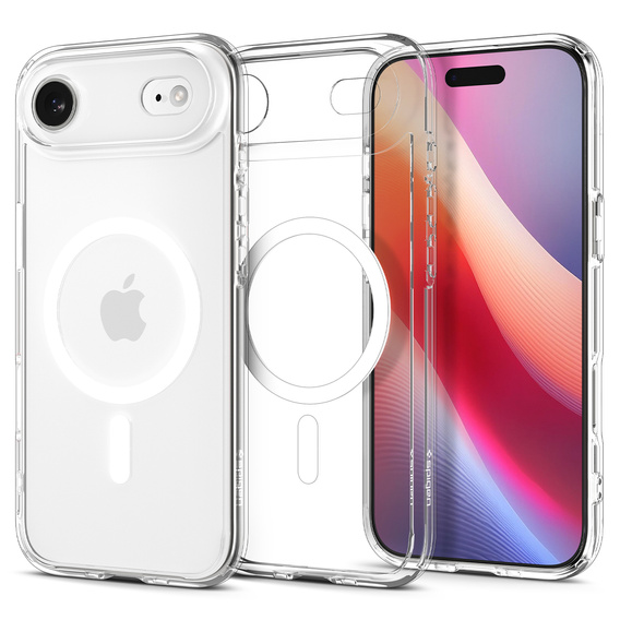 Etui Spigen do iPhone Air, Ultra Hybrid MagSafe, Clear/White