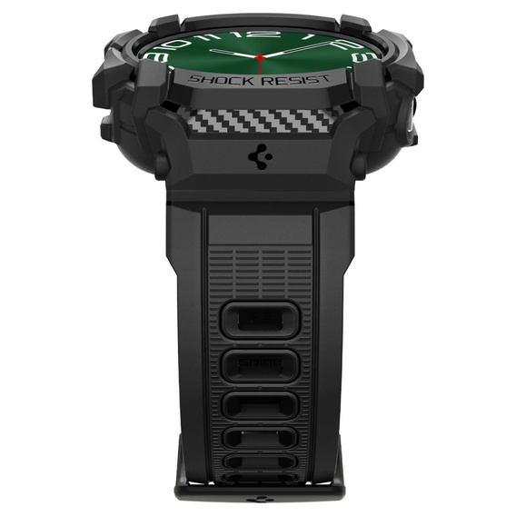 Pasek z Etui Spigen do Galaxy Watch Ultra 47mm (2025 / 2024), Rugged Armor Pro, czarny