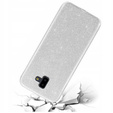 Etui Glitter Case do Samsung Galaxy J6+ Plus, Silver
