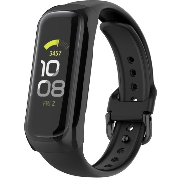 Etui z osłoną na ekran do Samsung Galaxy Fit 2 SM-R220, Czarne