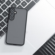 Etui do Samsung Galaxy A55 5G, Matte Hybrid, z ochroną aparatu, przezroczyste / czarne
