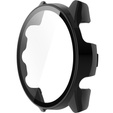 2w1 Etui + Szkło Hartowane do Garmin Forerunner 265, Czarne