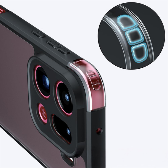 Etui do Oppo Find X9 Pro, Fusion Hybrid, matowe czarne