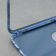 Etui do iPhone 12 Pro, Dual Glass, do Magsafe, niebieskie