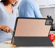 Etui do Lenovo Idea Tab Plus, Smartcase, różowe rose gold