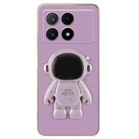 Etui do Xiaomi Poco X6 Pro 5G, Astronaut, fioletowe