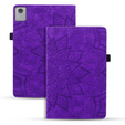 Etui z klapką do Lenovo Tab M11, flower, fioletowe