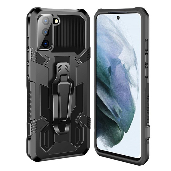 Etui Hybrid KickStand do Samsung Galaxy S21 FE, Black