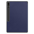 Etui do Samsung Galaxy Tab S10 Ultra, Smartcase z miejscem na rysik, granatowe
