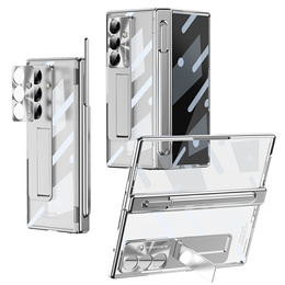 Etui do Samsung Galaxy Z Fold7 5G, z podstawką, srebrne
