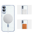 Etui do Samsung Galaxy S25 Edge, Electro MagSafe, niebieskie + Szkło na ekran