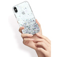 Etui do iPhone X/XS, Glittery, przezroczyste