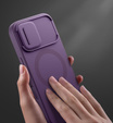 Etui do iPhone 17, Suritch Shockproof, do MagSafe – fioletowe