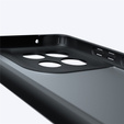 Etui do Motorola Moto G86 5G / G86 Power 5G, z ochroną aparatu, przezroczyste z czarną ramką