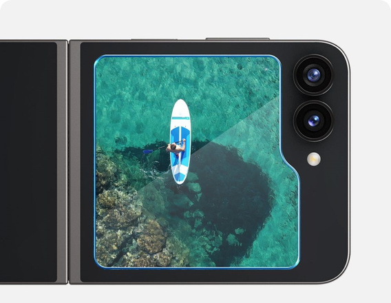 SPIGEN Szkło Hartowane do Samsung Galaxy Z Flip7 FE / Z Flip6 , Glas.TR EZ Fit (2 sztuki)