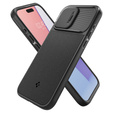 Etui SPIGEN do iPhone 15 Pro Max, Optik Armor MagSafe, Czarne